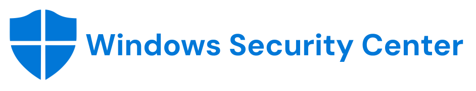 Image of the Windows Security Center logo.